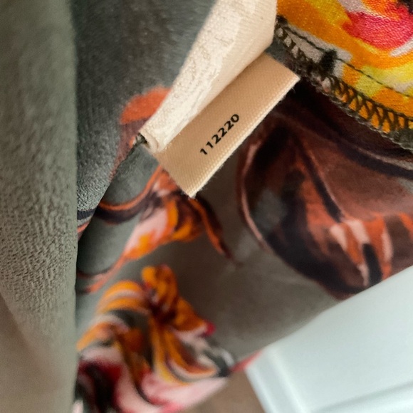 Soft Surroundings Green Provincia Maxi Dress | Floral | Handkerchief Hem | XS - Picture 11 of 11